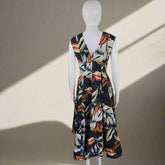 Scanlan Theodore Tropical Escape Midi Dress – Size AU 10 / UK 10 / US 10